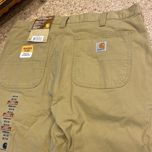 NWT Carhartt Rugged Flex Rigby Straight Fit Pant 36 x 34 Stretch Technology - Picture 10 of 15